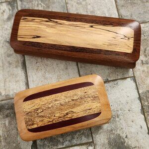 Handmade Wooden Jewelry Boxes (set of 2)